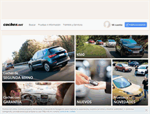 Tablet Screenshot of coches.net